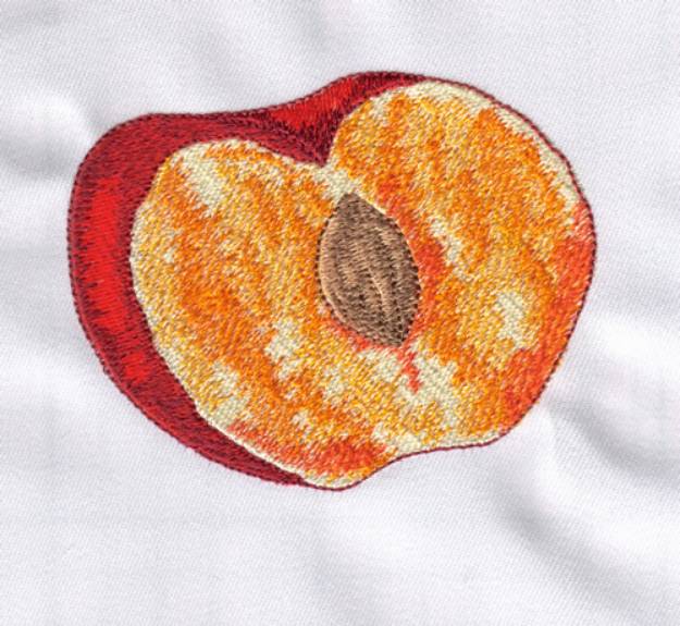 Picture of Cut Peach Machine Embroidery Design