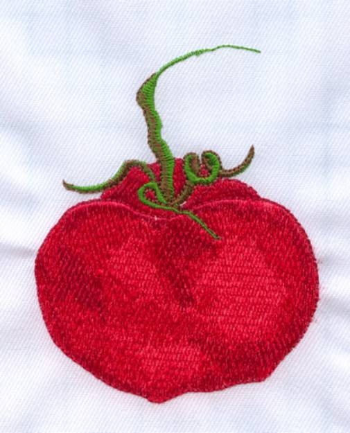 Picture of Tomato Machine Embroidery Design