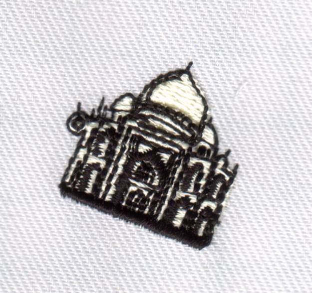 Picture of Taj Mahal Charm Machine Embroidery Design