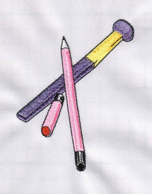 Picture of Makeup Pencil Machine Embroidery Design