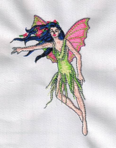 Picture of Pretty Fairy Machine Embroidery Design