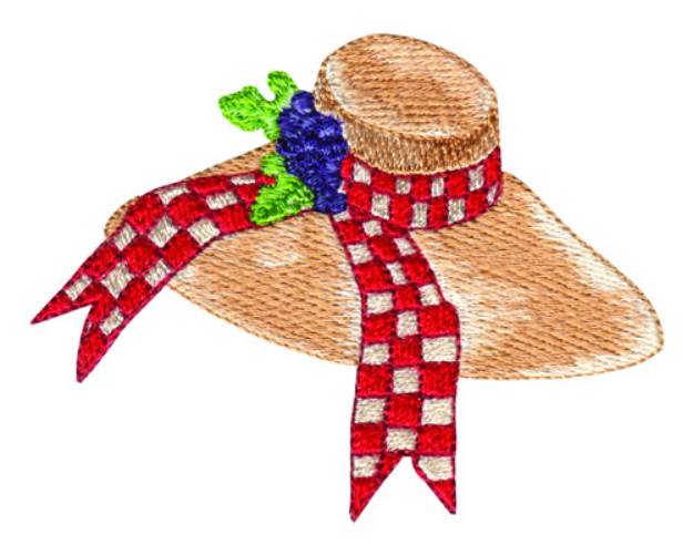 Picture of Sun Hat Machine Embroidery Design