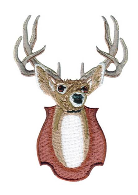 Picture of Deer Mount Machine Embroidery Design