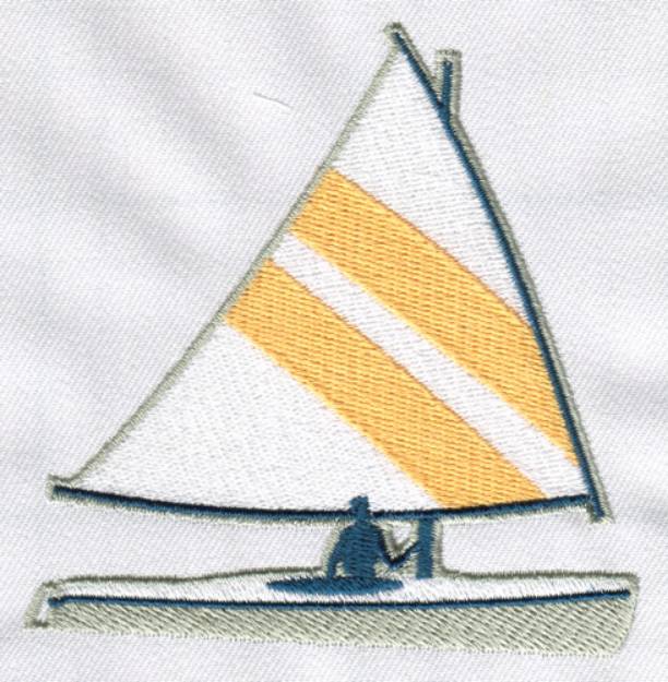 Picture of Boating Machine Embroidery Design