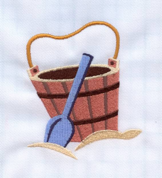 Picture of Sand Bucket Machine Embroidery Design