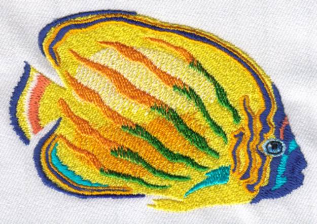 Picture of Ornate Fish Machine Embroidery Design