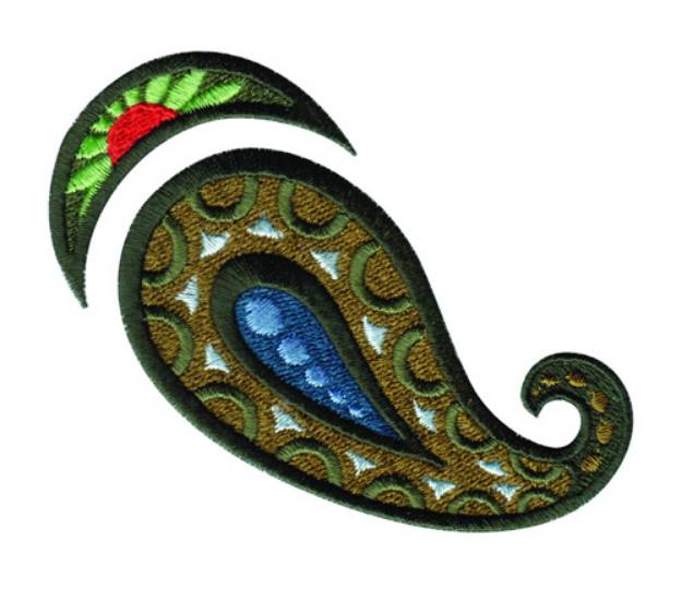Picture of Paisley Design Machine Embroidery Design