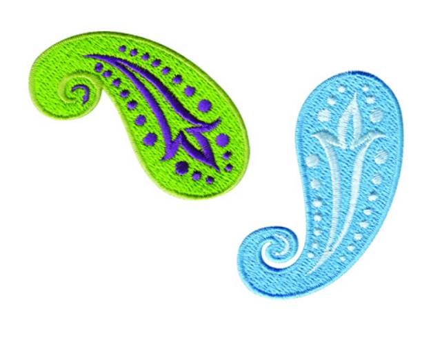 Picture of Paisleys Machine Embroidery Design