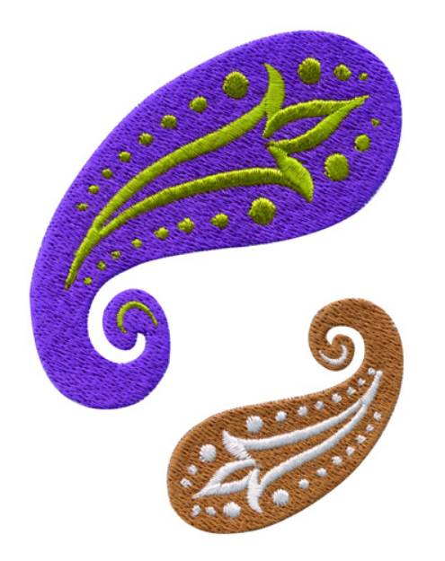 Picture of Paisley Designs Machine Embroidery Design