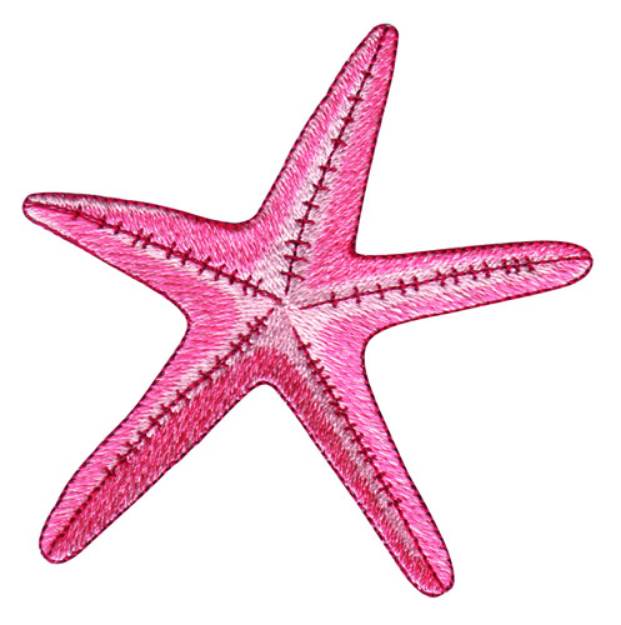 Picture of Netted Star Fish Machine Embroidery Design