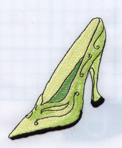 Picture of Fancy Shoe Machine Embroidery Design