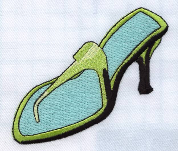 Picture of High Heel Sandal Machine Embroidery Design