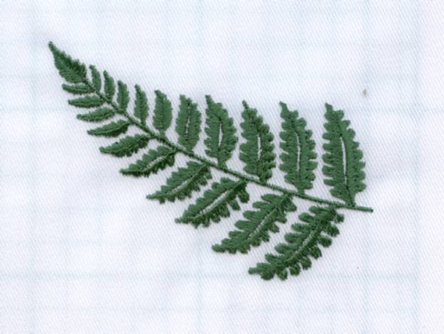 Picture of Fern Branch Machine Embroidery Design