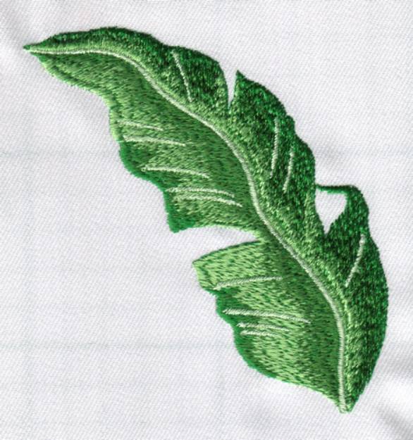 Picture of Tropical Leaf Machine Embroidery Design