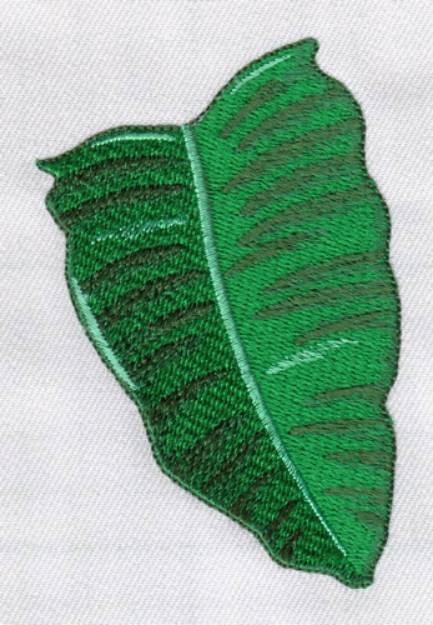 Picture of Tropical Leaf Machine Embroidery Design