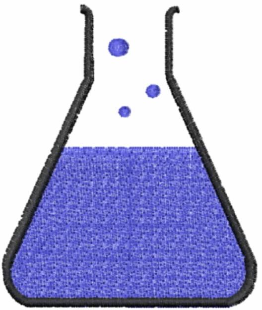 Picture of Chemistry Lab Beaker Machine Embroidery Design