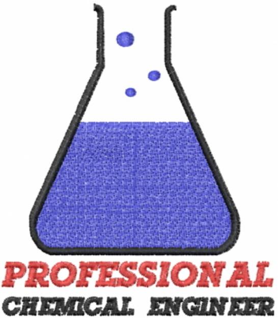 Picture of Professional Chemical Engineer Machine Embroidery Design