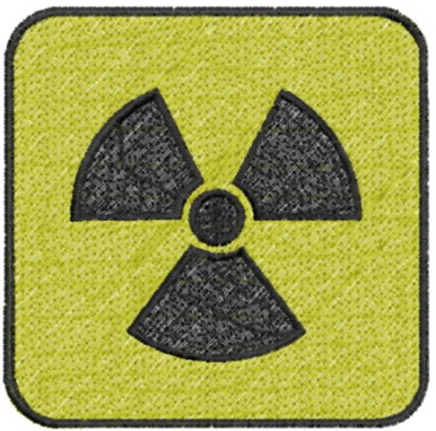 Picture of Radiation Symbol Machine Embroidery Design