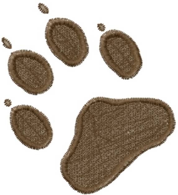 Picture of Bear Paw Machine Embroidery Design