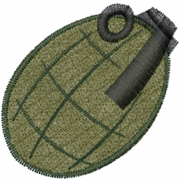 Picture of Grenade Machine Embroidery Design