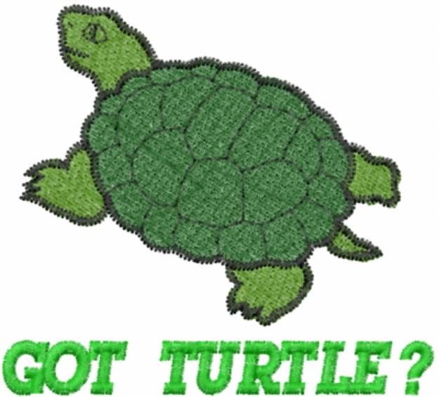 Picture of Got Turtle? Machine Embroidery Design