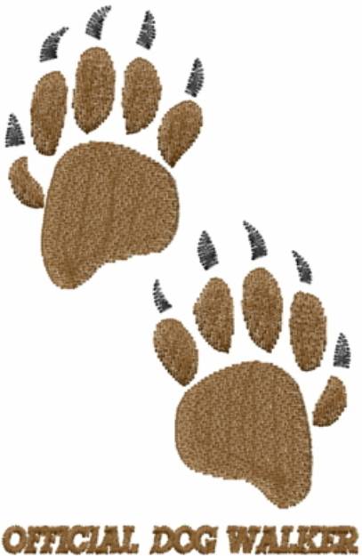 Picture of OFFICIAL DOG WALKER Machine Embroidery Design
