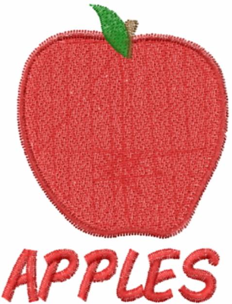 Picture of Apple 1 APPLES Machine Embroidery Design