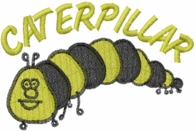 Picture of Caterpillar TITLE Machine Embroidery Design