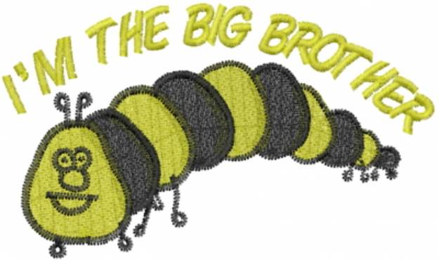 Picture of Caterpillar IM THE BIG BROTHER Machine Embroidery Design