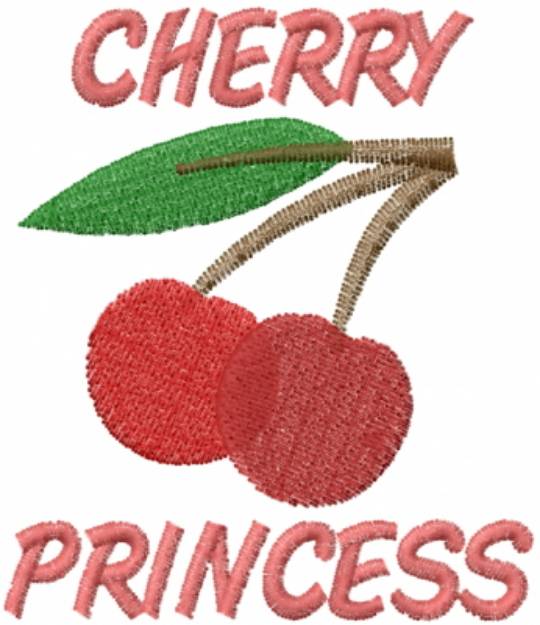 Picture of Cherry CHERRY PRINCESS Machine Embroidery Design