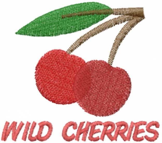Picture of Cherry WILD CHERRIES Machine Embroidery Design