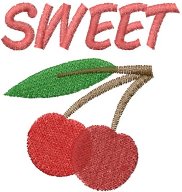 Picture of Cherry SWEET Machine Embroidery Design