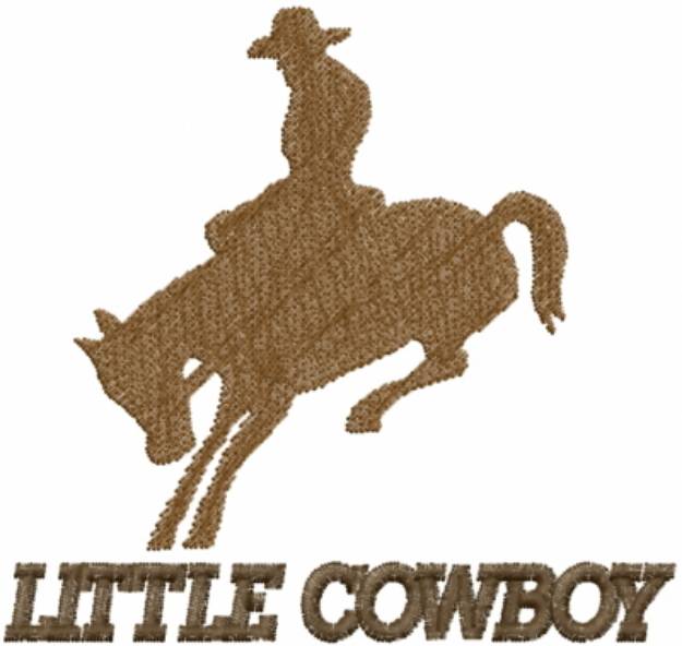Picture of Little Cowboy Machine Embroidery Design