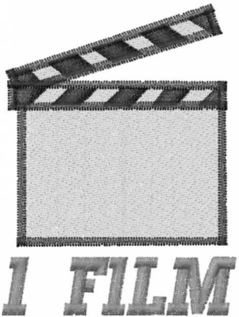 Picture of I FILM Machine Embroidery Design