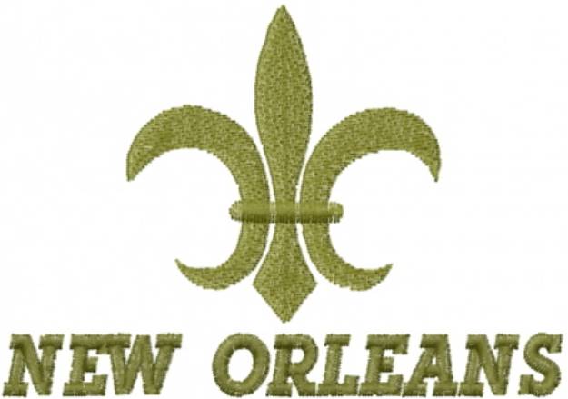 Picture of NEW ORLEANS Machine Embroidery Design