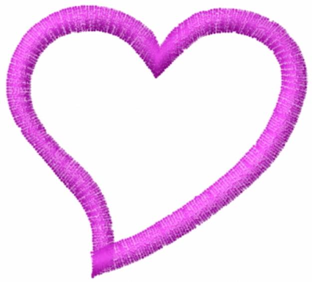 Picture of Heart 2 Machine Embroidery Design