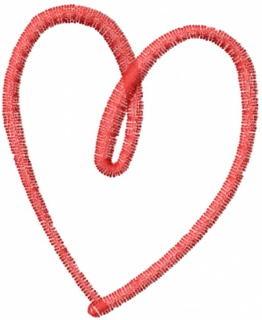 Picture of Heart 4 Machine Embroidery Design