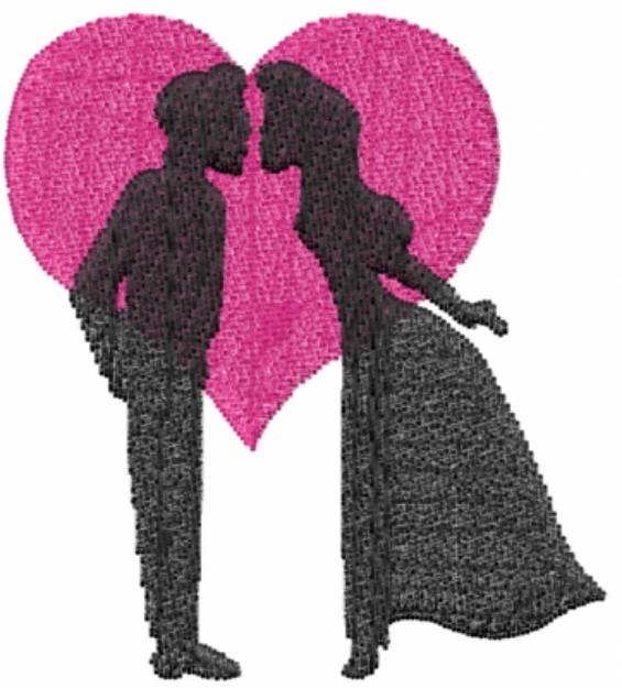 Picture of Kiss Machine Embroidery Design