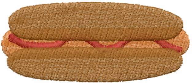 Picture of Hotdog Machine Embroidery Design