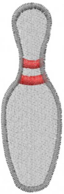 Picture of Bowling Pin Machine Embroidery Design