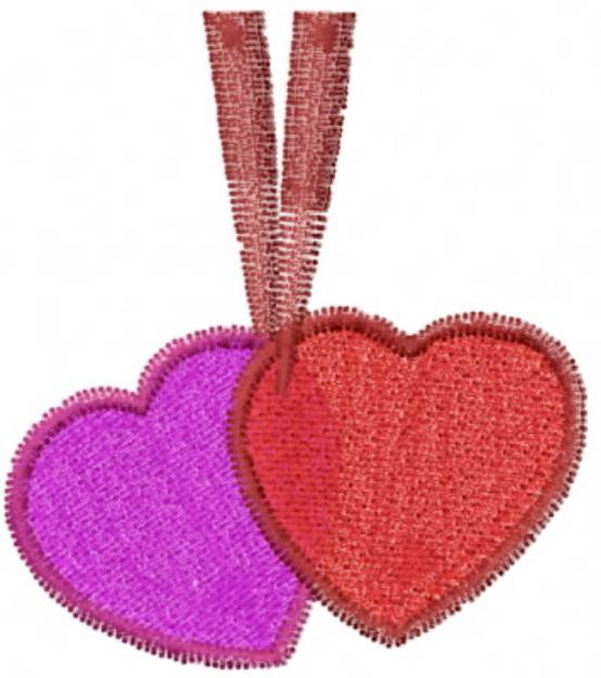 Picture of Hearts Machine Embroidery Design
