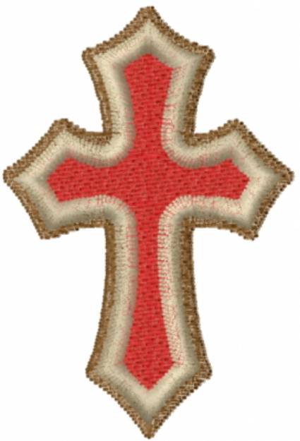 Picture of Cross 3 Machine Embroidery Design