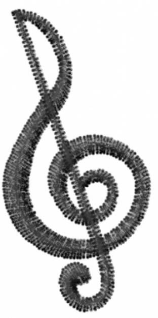Picture of Musical Notes 5 Machine Embroidery Design