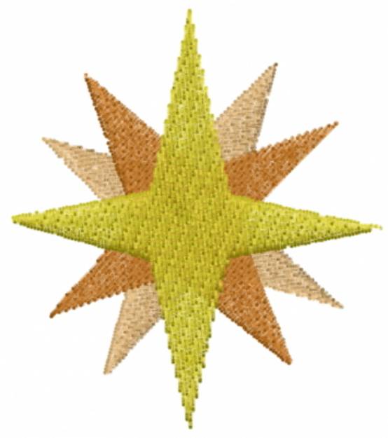 Picture of Star 4 Machine Embroidery Design