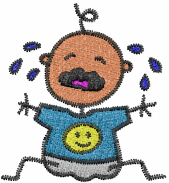 Picture of Stick Baby Machine Embroidery Design