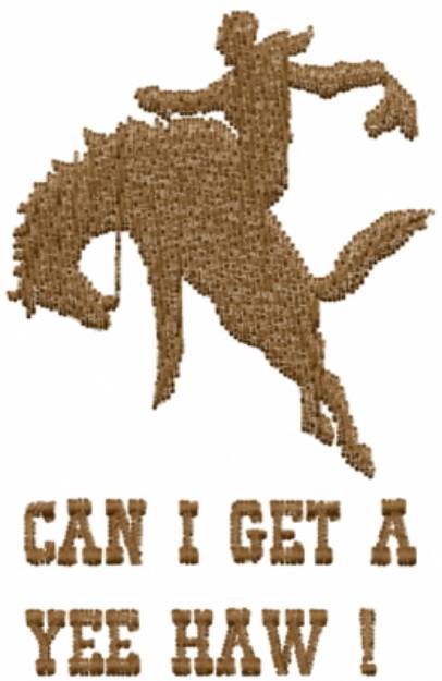 Picture of Yee Haw! Machine Embroidery Design