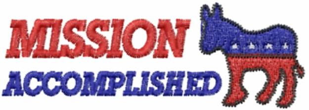 Picture of Mission Accomplished Machine Embroidery Design