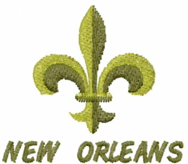 Picture of New Orleans Machine Embroidery Design