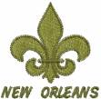 Picture of New Orleans Machine Embroidery Design
