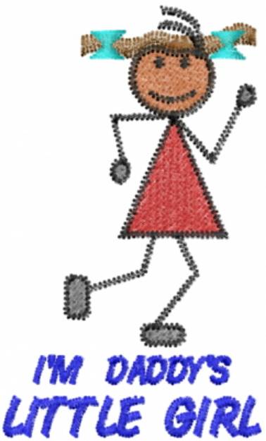 Picture of IM DADDYS GIRL Machine Embroidery Design